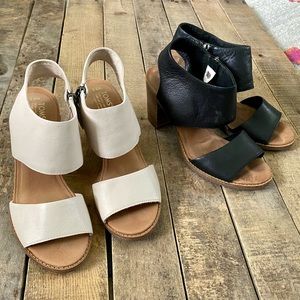 2 Pairs Tom’s Majorca Cutout Sandals